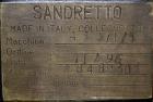 Used Sandretto Series Otto Advantage 175 Ton Toggle Horizontal Injection Mold Machine, Model 430/175. Approximate 3-3/4