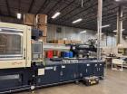 Used Woojin TH500S 496 Ton Injection Molding Machine (2017) with Keba Controls & Core Pull for Heavy-Duty Production