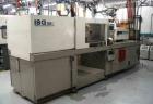 USED: Toshiba 120 ton, model ISG120NV10-2Y, injection molding machine, 3 oz. Manufactured 1999. Distance between tie bars 16.1
