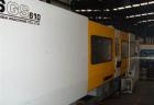 USED: Toshiba 610 ton, model ISG610V10-34B, injection molding machine,77 oz. Manufactured 1997. Tie bar spacing 38