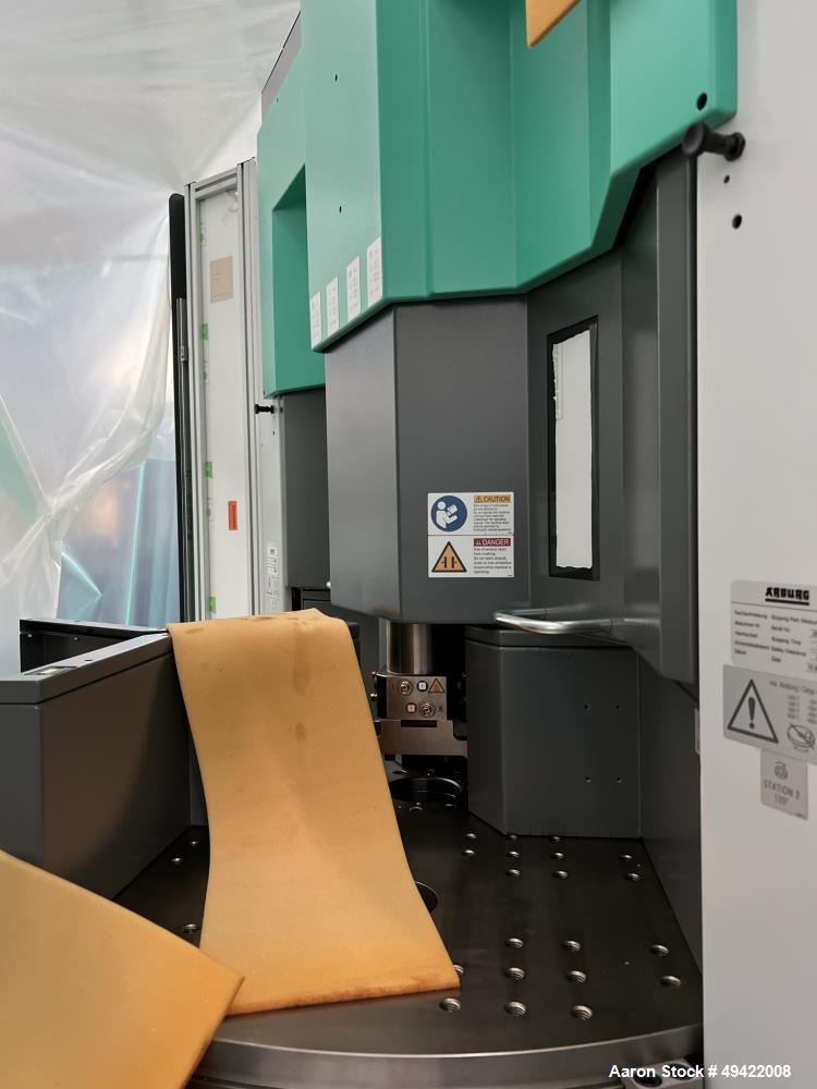 Used Arburg 1200T 800-100 Vertical Injection Molding Machine – 88 Ton, Rotary Table, Selogica Controls (2020)