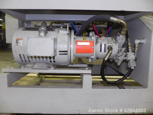 Used Autojectors Model VS10-S Vertical Injection Molding Machine. 10 Ton system. Approximate shot size 1.74 oz. Has vertical hydraulic clamp, 1" vertical screw injection, approximate 15 to 1 L/D rati...