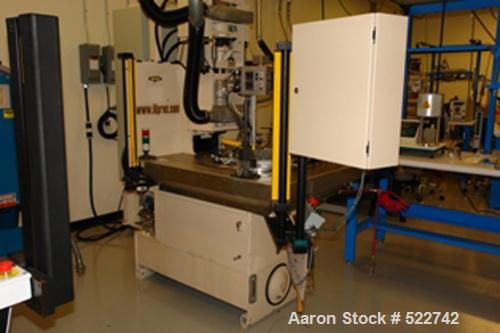USED: Illinois Precision Corporation (IPC) insert molding machine, model TTM-BCCL. 10 ton, 1 oz barrel; variable shot size; air heat exchanges for oil cooking; Barber-Coleman Maco controls with Optim...