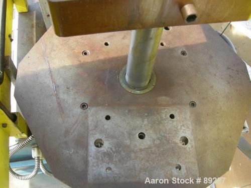 USED: Jaco vertical injection molder, model IV2.5SM. Approximate 2.5 ton capacity. Built 1980.