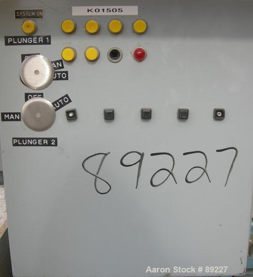 USED: Jaco vertical injection molder, model IV2.5SM. Approximate 2.5 ton capacity. Built 1980.