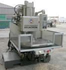 Used Cincinnati Milacron 70 Ton Vertical Rotary Insert Injection Molding Machine, Model Vector CH-70-R. Platen size approximately 10