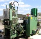 USED: Newbury 75 ton vertical injection molder. Has 9 ounce shotcapacity with vertical clamp including 12