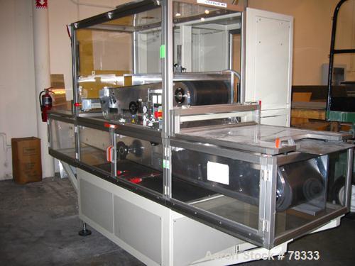 USED: Arcotronics laminator with conveyor belts. Material: stainlesssteel with a teflon coating on the side in contact with the product.Thickness: 0.2mm teflon (PTFE) coating thickness: 0.03mm. Produ...