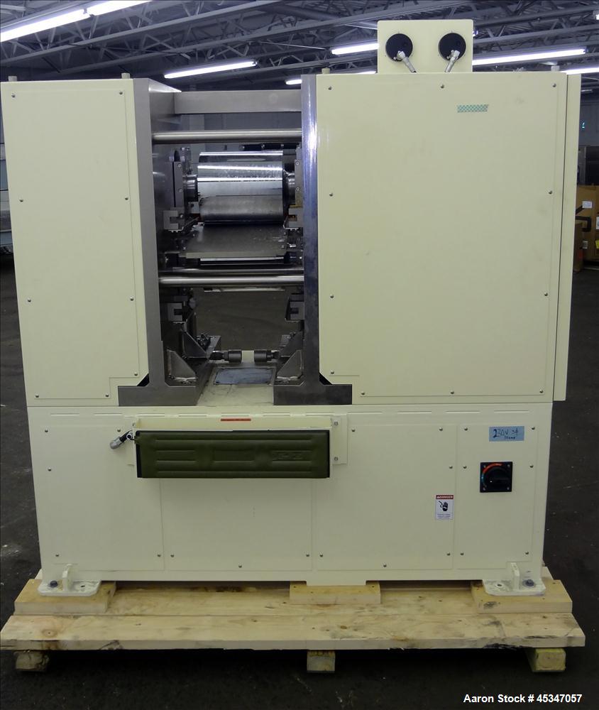 Used Yasui Seiki Vertical 2 Roll Calendar,