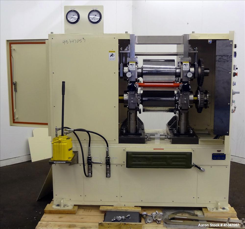Used Yasui Seiki Vertical 2 Roll Calendar,