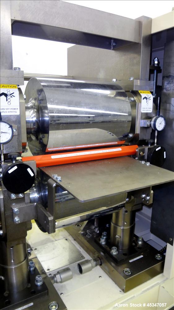 Used Yasui Seiki Vertical 2 Roll Calendar,