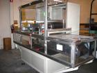 USED: Arcotronics laminator with conveyor belts. Material: stainlesssteel with a teflon coating on the side in contact with the product.Thickness: 0.2mm teflon (PTFE) coating thickness: 0.03mm. Produ...