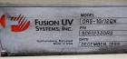 Used Fusion UV System Curing Tunnel Conveyor System, Model DRS-10/12QN UV 
