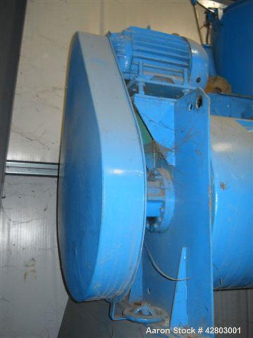 Used Littleford Mixer, model W-600/K-1200. 600 Liter mixer, 1200 liter horizontal cooler, stainless steel, all controls (PLC) and starters, liquid metering pumps for DOP, weigh scale system with cont...