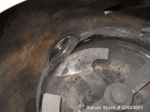 Used Littleford Mixer, model W-600/K-1200. 600 Liter mixer, 1200 liter horizontal cooler, stainless steel, all controls (PLC) and starters, liquid metering pumps for DOP, weigh scale system with cont...