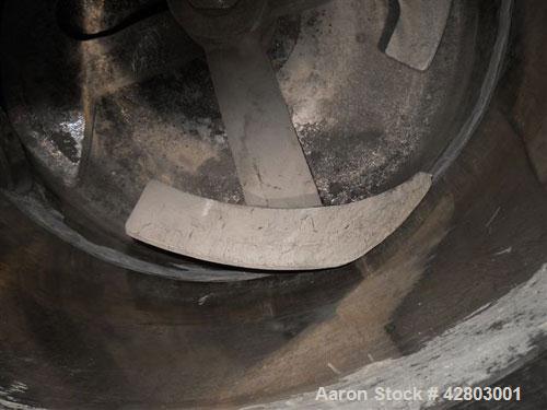 Used Littleford Mixer, model W-600/K-1200. 600 Liter mixer, 1200 liter horizontal cooler, stainless steel, all controls (PLC) and starters, liquid metering pumps for DOP, weigh scale system with cont...