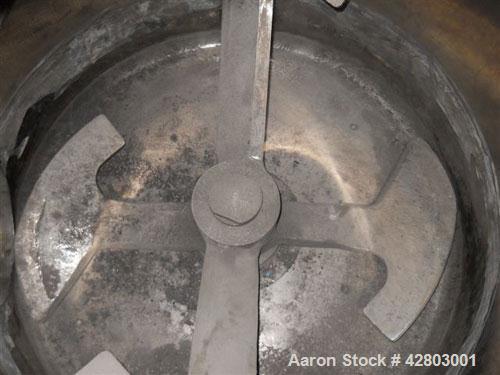 Used Littleford Mixer, model W-600/K-1200. 600 Liter mixer, 1200 liter horizontal cooler, stainless steel, all controls (PLC) and starters, liquid metering pumps for DOP, weigh scale system with cont...