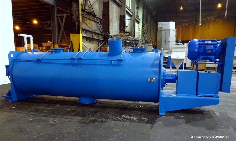 Used Littleford Horizontal Cooler, 2400 Liter, Model W1200/2400