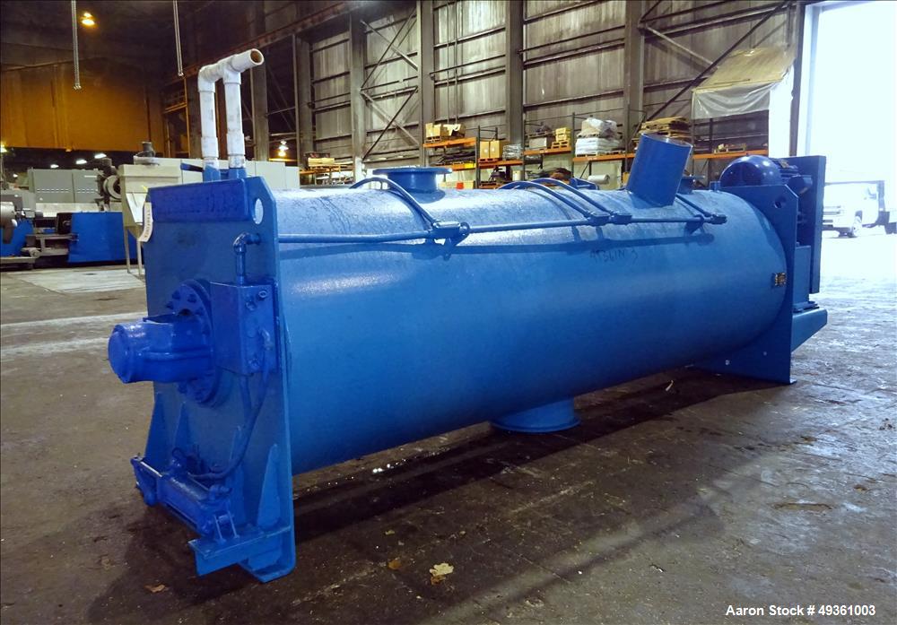 Used Littleford Horizontal Cooler, 2400 Liter, Model W1200/2400