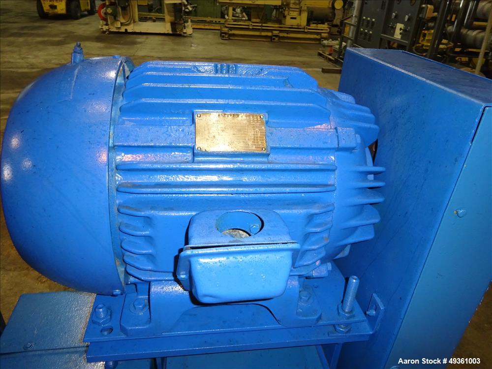 Used- Littleford Horizontal Cooler, 2400 Liter, Model W1200/2400