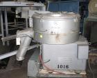 Used- Henschel Cooler, Model KM-350, 12.4 cubic feet, stainless steel.  Jacketed bowl 39