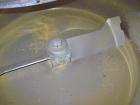 Used Henschel Cooler, Model KM-350, 12.4 cubic feet, stainless steel.  Jacketed bowl 39