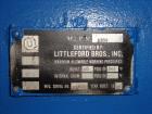 Used Littleford Horizontal Cooler, 2400 Liter, Model W1200/2400