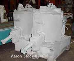 USED: Caccia mixer/cooler combo consisting of the following: 1 Cacciahigh intensive mixer, type CP200, stainless steel construction onproduct contact parts. 7 cu ft (200 liter) working. 27.3" dia x 2...