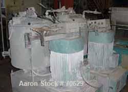USED: Caccia mixer/cooler combo consisting of the following: 1 Cacciahigh intensive mixer, type CP200, stainless steel construction onproduct contact parts. 7 cu ft (200 liter) working. 27.3" dia x 2...