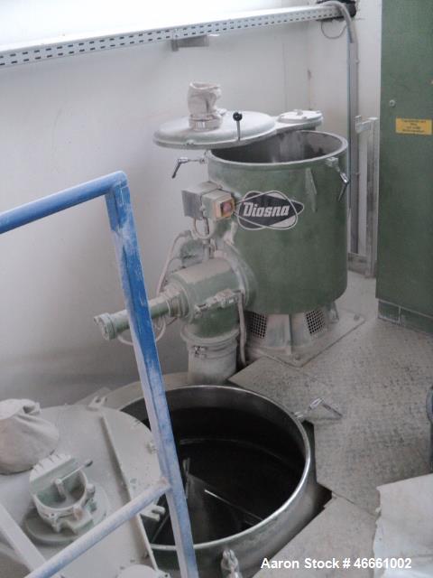 Used Diosna Mixer Cooler Combination, Type KAM 100.