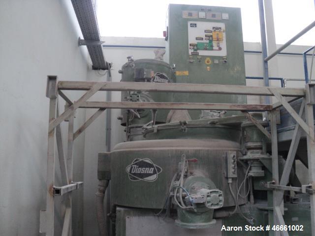 Used Diosna Mixer Cooler Combination, Type KAM 100.