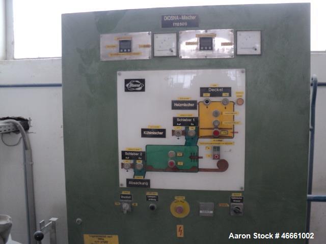 Used Diosna Mixer Cooler Combination, Type KAM 100.