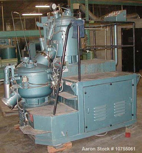 Used- Gunther Pampenmeier TSEH/KMHO, main mixer 20" diameter x 26" deep jacketed bowl with swing away top cover, with baffle...