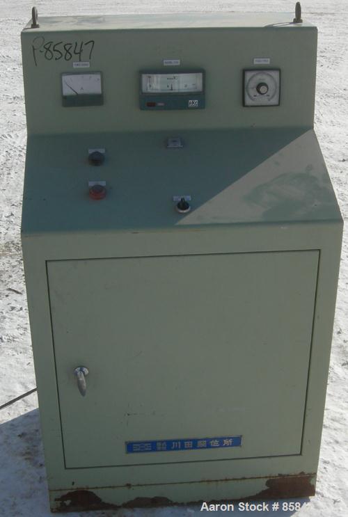Used Henschel model FM250 high intensity mixer, 321 stainless steel product contact areas. Carbon steel jacketed bowl 29-1/2" diameter x 25" deep. Swing away top cover with baffle, 3 tier blade, 6" o...