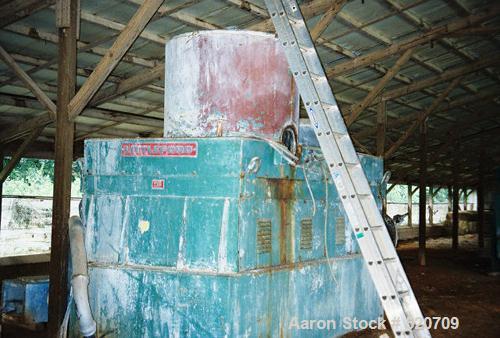 USED: Littleford 1200 liter mixer with 2400 Littleford cooler. Mixermodel LCC-1200 has 200 hp motor. Cooler is model LCC-2400 with Falkgearbox model 1070FR. Comes with 14 spare blades (new/old), 200 ...