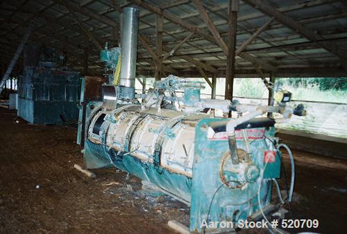 USED: Littleford 1200 liter mixer with 2400 Littleford cooler. Mixermodel LCC-1200 has 200 hp motor. Cooler is model LCC-2400 with Falkgearbox model 1070FR. Comes with 14 spare blades (new/old), 200 ...