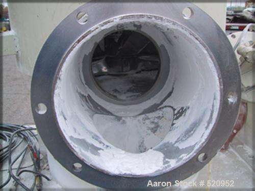 USED: Model W200/K300 Littleford mixer-cooler combination. With model W200 Littleford high speed mixer, stainless steel construction, jacketed bowl, pneumatically operated plug valve, hinged cover, w...