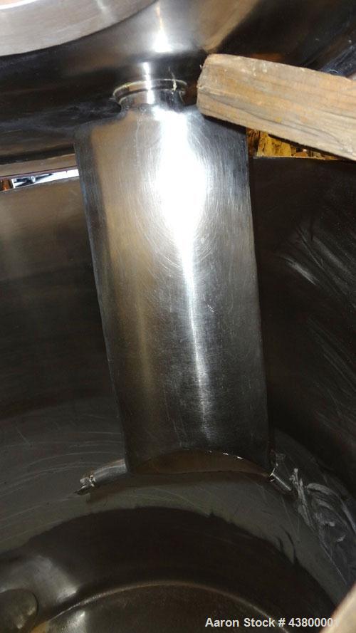 Used Littleford Mixer-Cooler Mixing System Consisting Of: (1) Littleford Model W400 high intensity mixer, 8.8 cubic feet working capacity, 304 stainless steel. Batch weight 220-325 pounds, output 110...