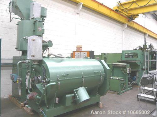 Used-MTI mixer/cooler combination, type M400S/K1600 with an output up to 3300 lbs/hour (1500 kg/hour) based on 411 lbs (187 ...