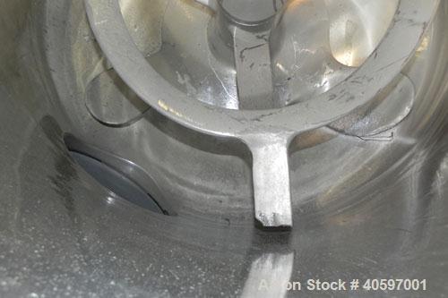 Used Papenmeier Mixer/Cooler Combo, Type MCR40/100, Consisting Of: (1) Papenmeier high intensive mixer, type MCR40, 316 stainless steel, 14.12 cubic foot (400 liter) capacity. Approximate 31" diamete...