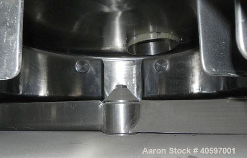 Used Papenmeier Mixer/Cooler Combo, Type MCR40/100, Consisting Of: (1) Papenmeier high intensive mixer, type MCR40, 316 stainless steel, 14.12 cubic foot (400 liter) capacity. Approximate 31" diamete...