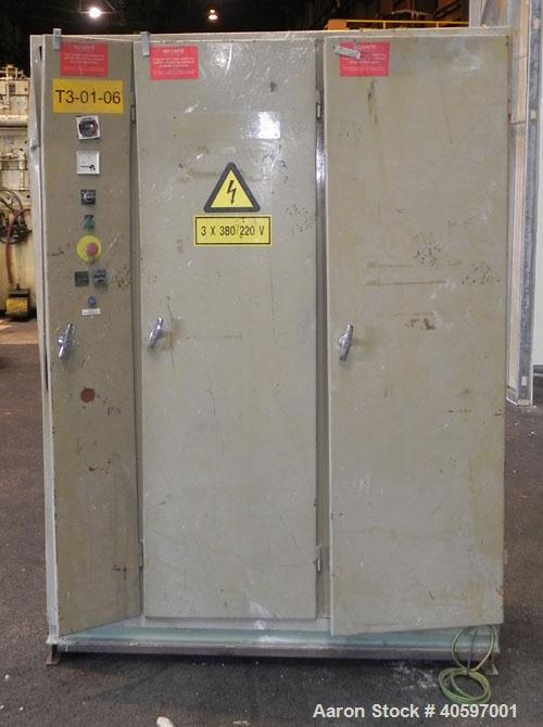 Used Papenmeier Mixer/Cooler Combo, Type MCR40/100, Consisting Of: (1) Papenmeier high intensive mixer, type MCR40, 316 stainless steel, 14.12 cubic foot (400 liter) capacity. Approximate 31" diamete...