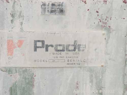 Used- Stainless Steel Prodex 500 liter (11.5 cu ft) Mixer/Cooler Combo