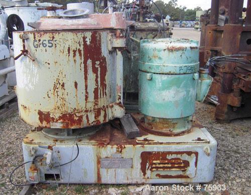 Used Prodex 500 Liter (11.5 cu ft) Mixer/Cooler Combo, Stainless Steel. Consisting of: (1) type 115JSS high intensity mixer, carbon steel jacketed bowl 36-1/2" diameter x 31" deep. Top cover with baf...