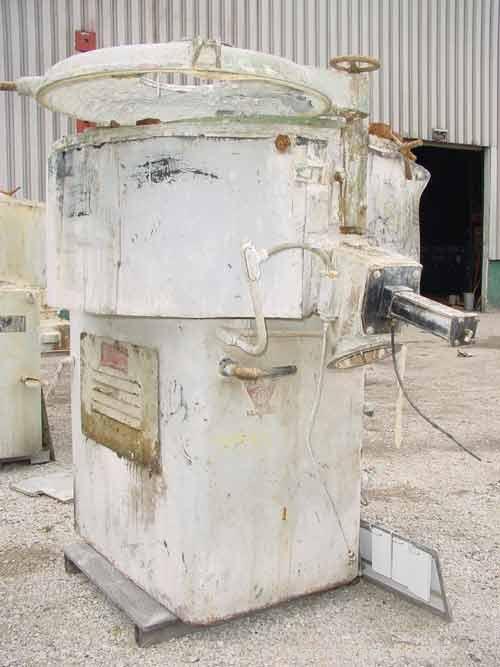 USED: Prodex 500 liter (11.5 cu ft) mixer/cooler combo, stainless steel. Consisting of: (1) type 115JSS high intensity mixer, carbon steel jacketed bowl 36-1/2" diameter x 31" deep. Top cover with ba...