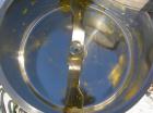 Used Henschel model FM250 high intensity mixer, 321 stainless steel product contact areas. Carbon steel jacketed bowl 29-1/2