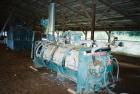 USED: Littleford 1200 liter mixer with 2400 Littleford cooler. Mixermodel LCC-1200 has 200 hp motor. Cooler is model LCC-2400 with Falkgearbox model 1070FR. Comes with 14 spare blades (new/old), 200 ...