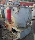 USED: Prodex 500 liter (11.5 cu ft) mixer/cooler combo, stainless steel. Consisting of: (1) type 115JSS high intensity mixer, carbon steel jacketed bowl 36-1/2