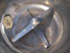 USED: Prodex 500 liter (11.5 cu ft) mixer/cooler combo, stainless steel. Consisting of: (1) type 115JSS high intensity mixer, carbon steel jacketed bowl 36-1/2
