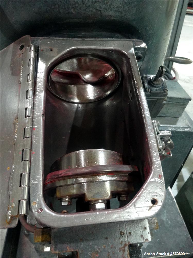 Used High Intensity Mixer, Approximately 40 liter, 316 Stainless Steel Bowl and